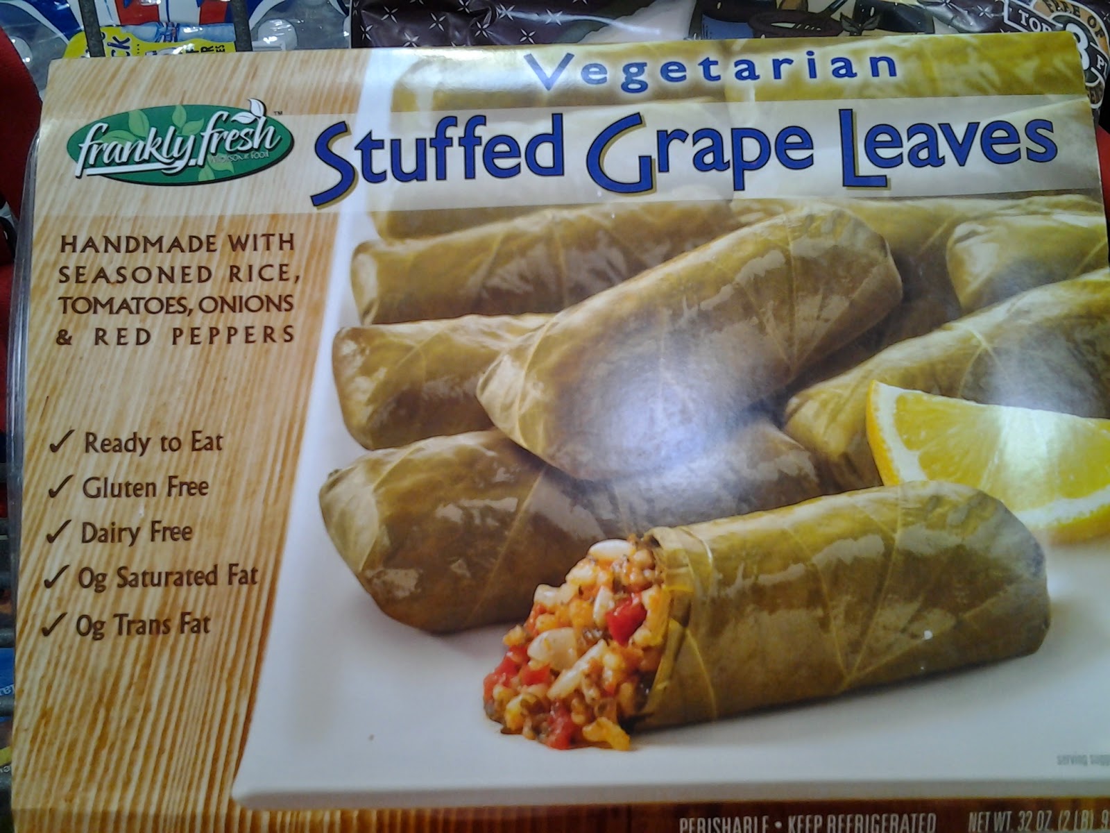 Costco Vegetarian Grape Leaves MI Gluten Free Gal