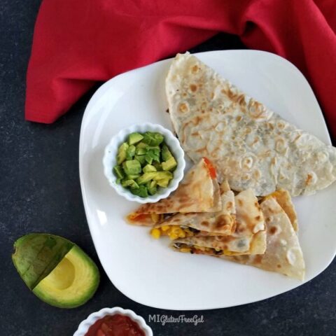 Rudi's Gluten Free Tortillas Quesadilla finished