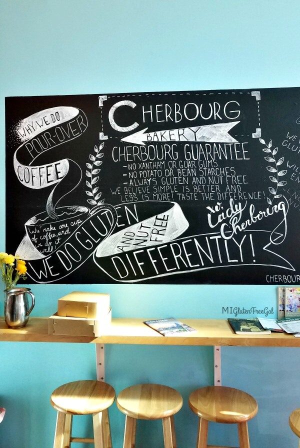 cherbourg update chalkboard sign