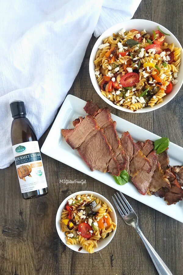 pasta salad reshoot smoked beef with gluten free pasta salad