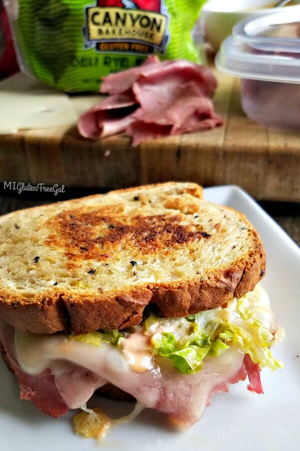 Reuben on Canyon Bakeouse Rye style bread