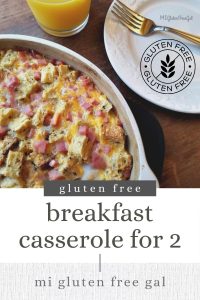 Gluten Free Breakfast Casserole for Two