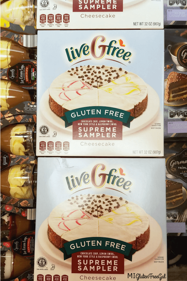 Aldi LiveGfree Special Buy Gluten Free Cheesecake Sampler (1) MI