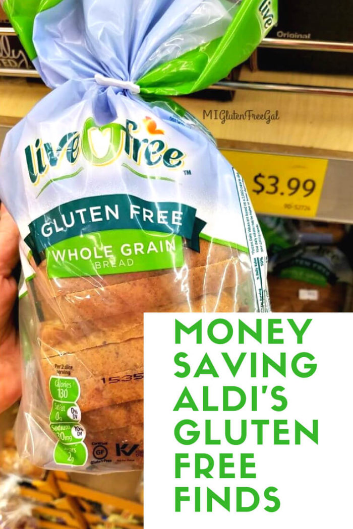 Aldi's Gluten Free Finds Pinterest Image