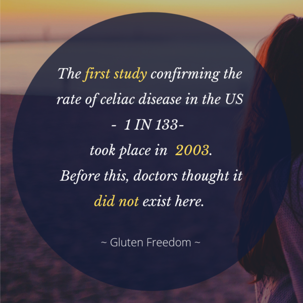 Gluten Freedom 1 in 133 study