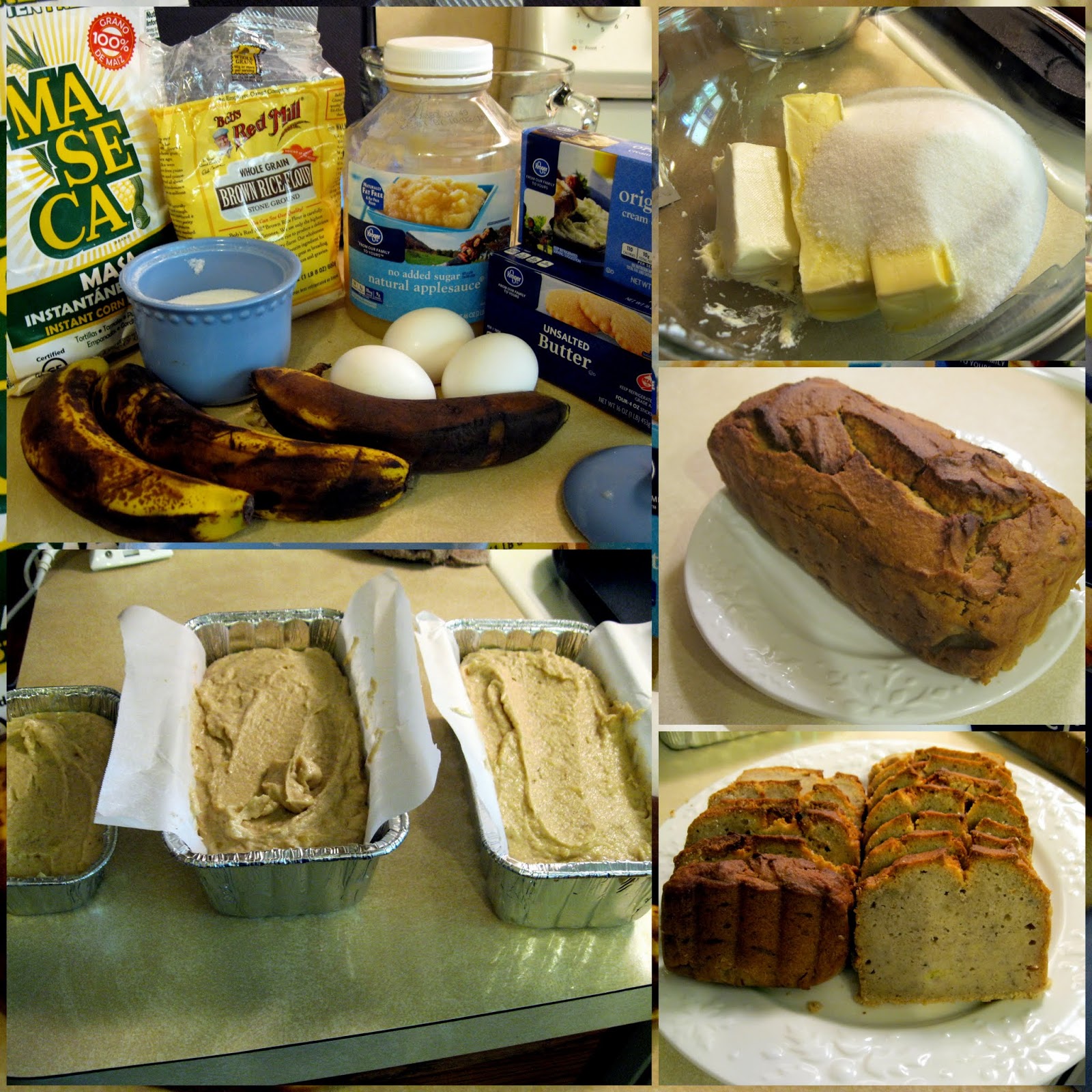 GlutenFree Banana Bread made with Maseca Corn Flour MI Gluten Free Gal