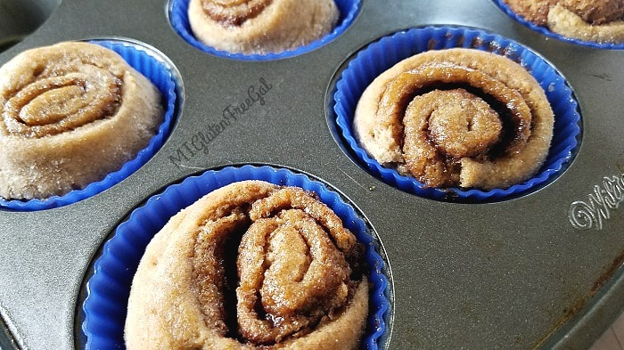 grain-free chebe cinnamon rolls bake best in muffin tins