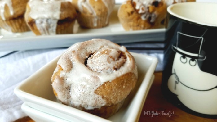grain-free chebe cinnamon rolls pair nicely with a cup of coffee