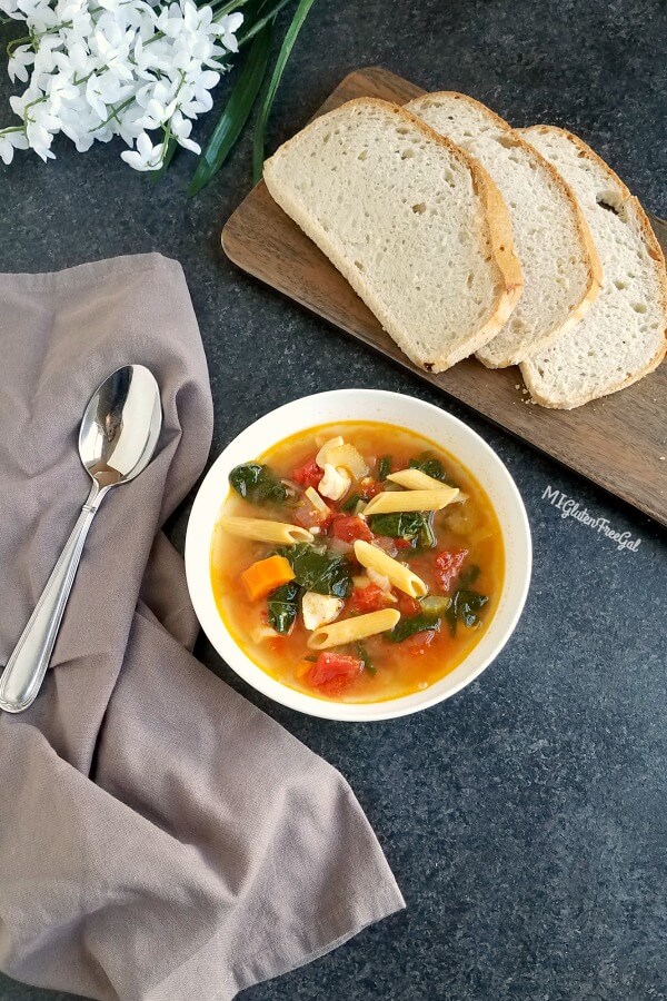 Gluten free roast chicken soup - The Gluten Free Blogger