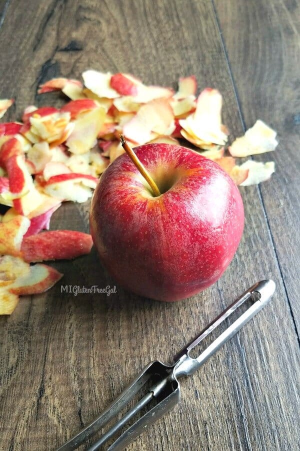 Grain Free Apple Pie Peeled Apple 