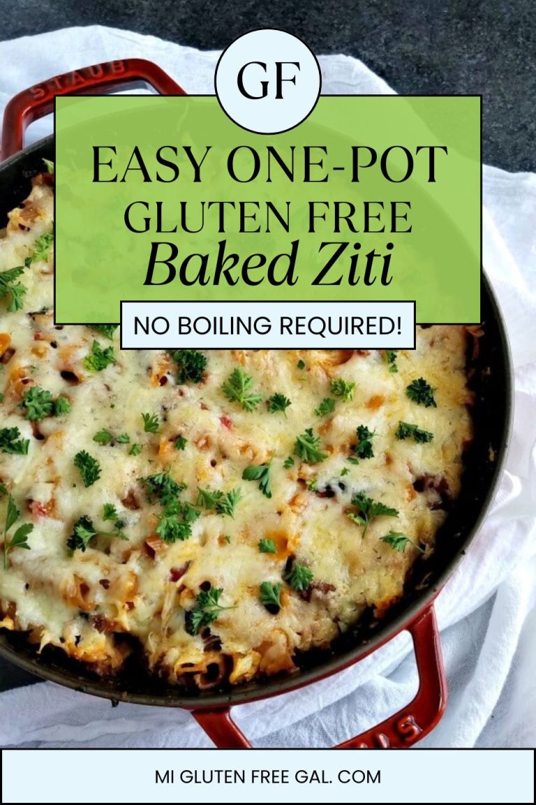 Gluten Free No Boil Baked Ziti