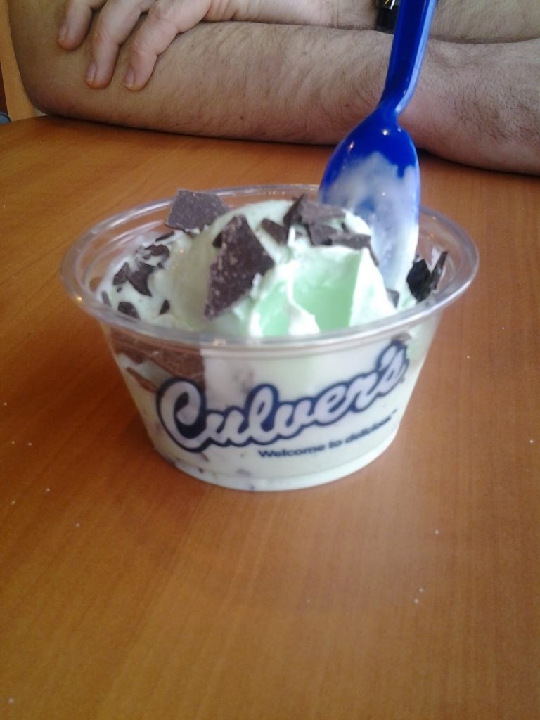 Culver's gluten-free ice cream