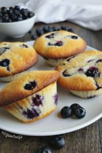 Gluten Free Blueberry Muffins Made Four Ways