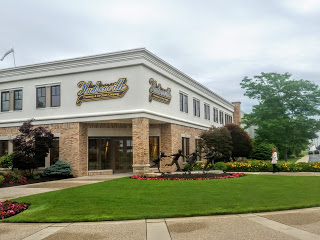 I love the beauty of the entrance at Hudsonville Ice Cream