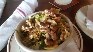 The Shaved Brussels Sprouts salad at Fenton Fire Hall is my favorite dish. EVER. 