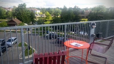 The view from the balcony of Fenton Fire Hall is breathtaking. 