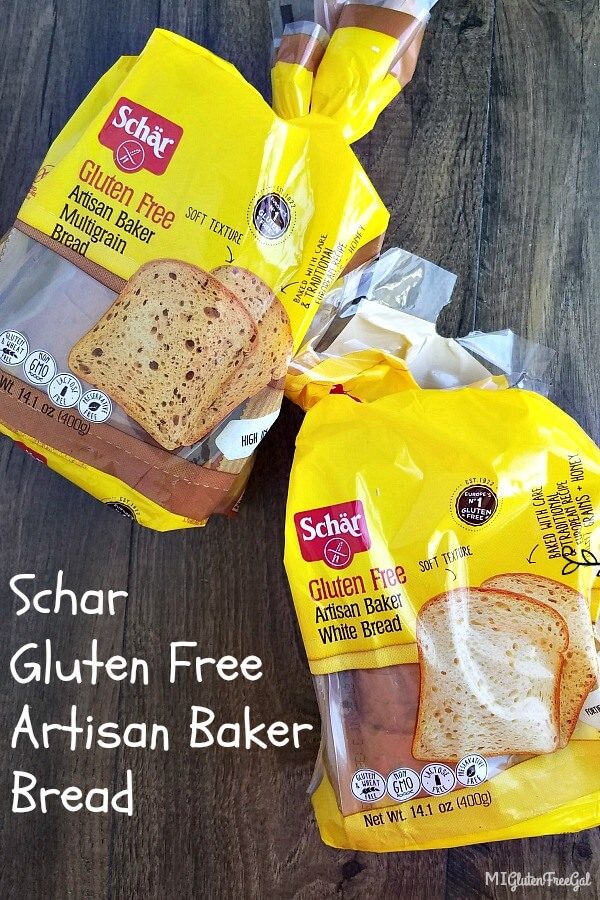 Schar Artisan Bread in shelf stable bags