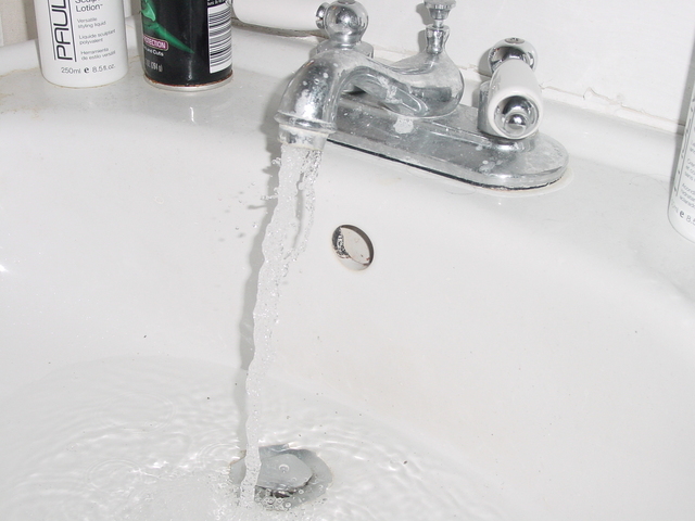 Flint Water Crisis Stock Image Faucet