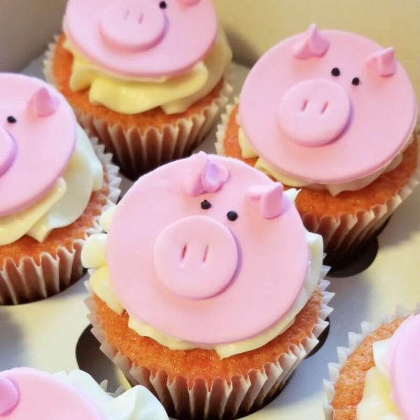 Sweet Encounter Gluten Free Pig Cupcakes 