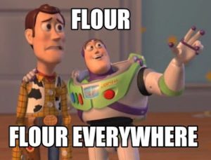 Flour Everywhere Meme