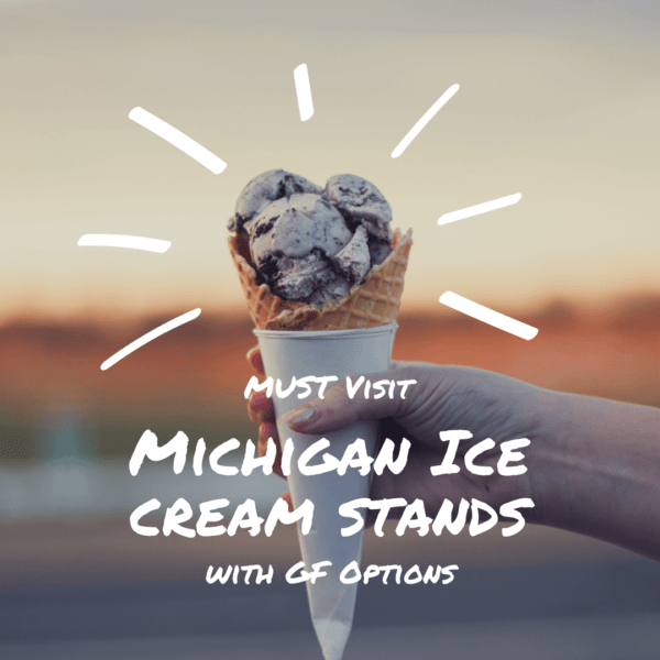 Michigan Ice Cream Stands with gluten free options