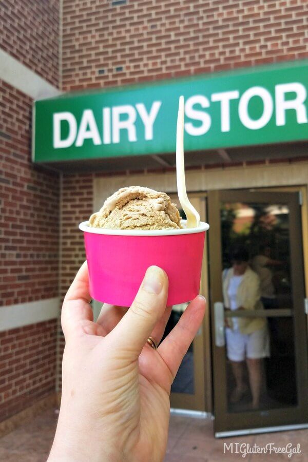 michigan gluten free ice cream msu dairy store 