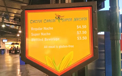 Gluten Free Ballgame Nacho Cart Sign