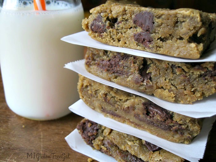 Ambitious Kitchen Blondies made from chickpeas