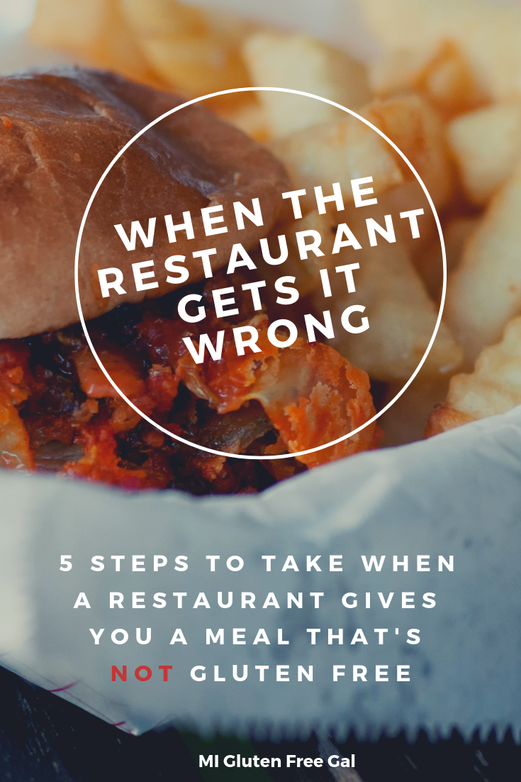 Gluten Reaction: How to Handle Restaurant Mixups