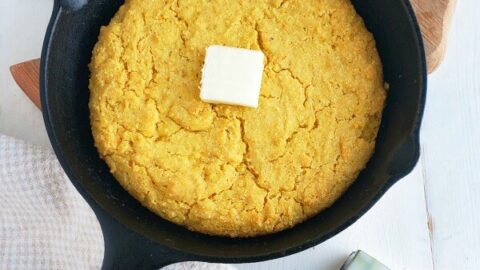 Gluten Free Skillet Cornbread - Metemgee