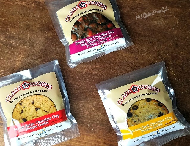 Assortment of Clara Cookies gluten-free flavors