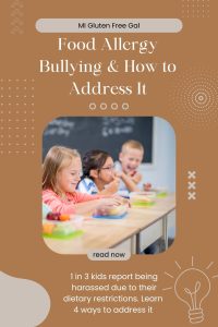 Food Allergy Bullying and How to Stop It