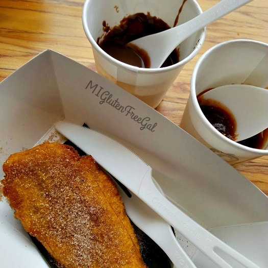 Deep Fried Plantains with homemade goat's milk caramel are THE BEST!