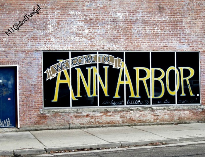 Ann Arbor Gluten-Free Restaurant Welcome Sign