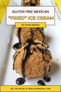 Gluten Free Mexican Fried Ice Cream
