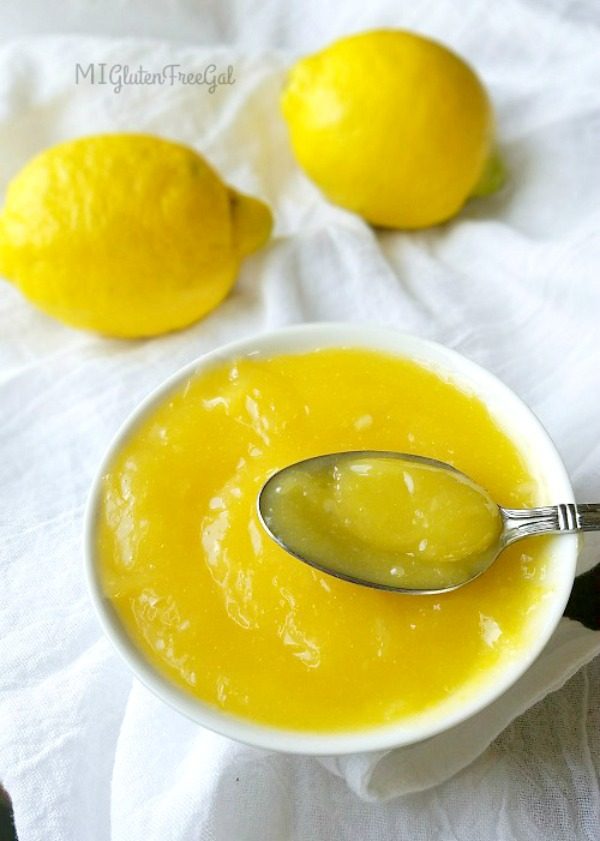 homemade Lemon Curd in bowl