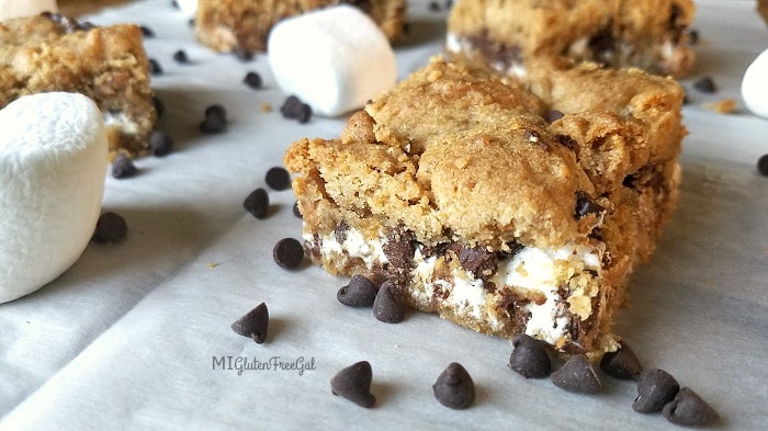 These gluten-free S'mores bars are absolutely heavenly! 