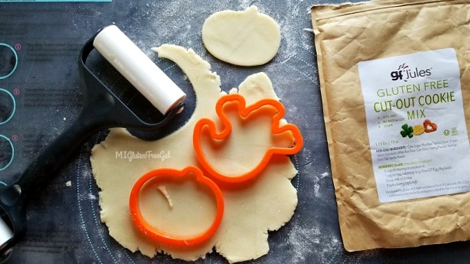 Gluten-Free Halloween Cut Out Cookies with GF Jules bag