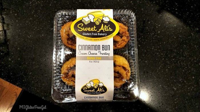 These cinnamon rolls from Sweet Ali's Gluten Free Bakery are "to die for!"