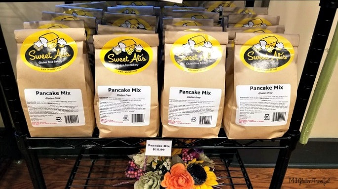 This pancake mix from Sweet Ali's Gluten Free Bakery is my absolute favorite! 
