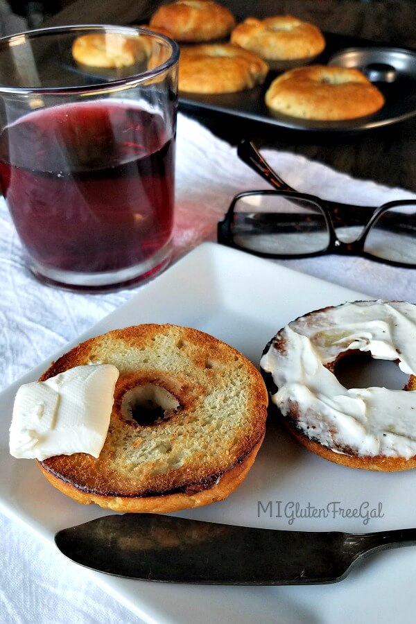 These easy gluten-free bagels are a great start to the morning