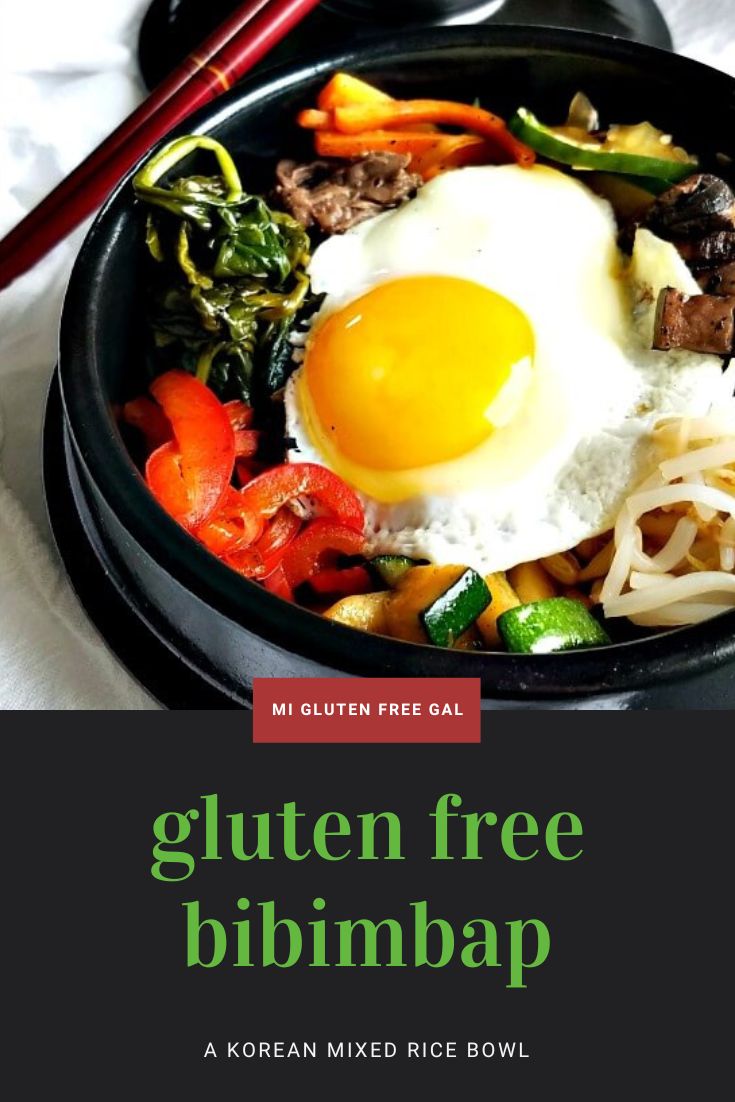 gluten free bibimbap pinterest image