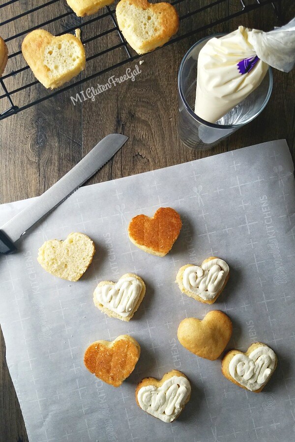 These gluten free valentine snack cakes will fulfill your Little Debbie longings