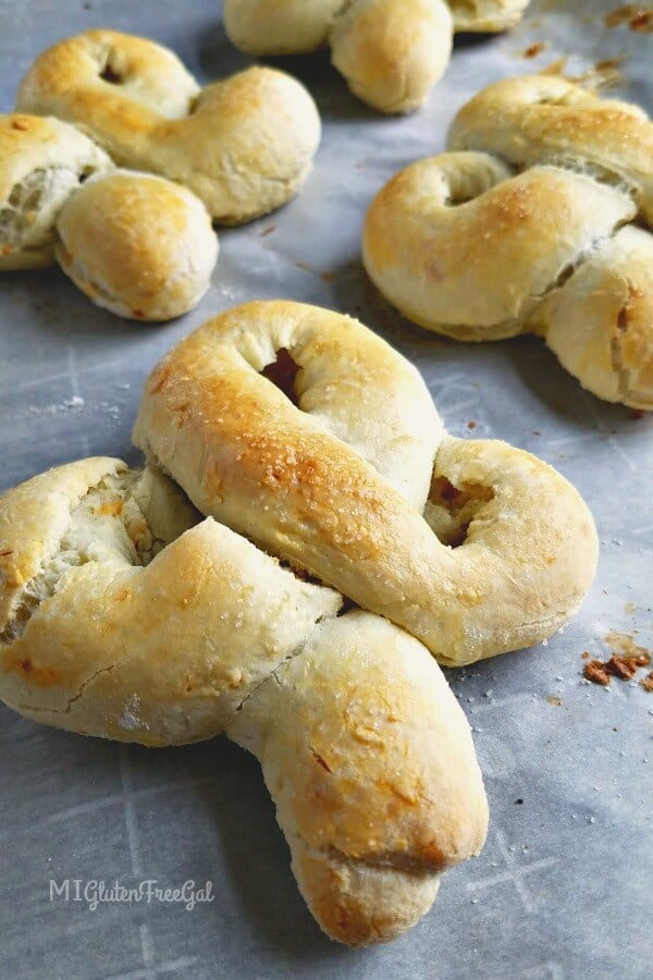 Chebe Grain Free Shamrock Rolls Baked