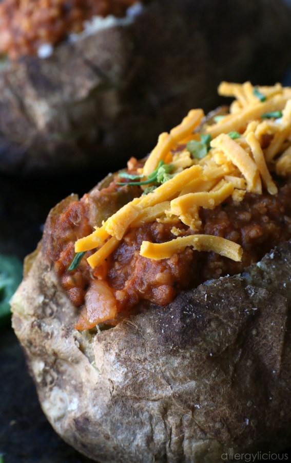 top 8 allergen free vegan sloppy joe potato allergylicious