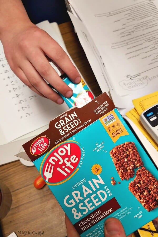 Enjoy Life Foods Food Allergy Awareness Giving Snack to Student