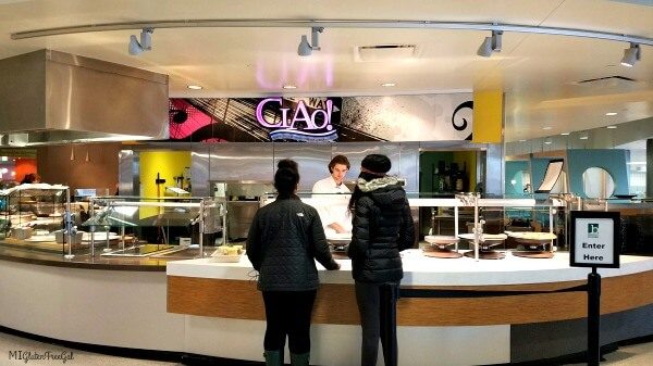 Gluten Free at Michigan State University Brody Hall Ciao Station