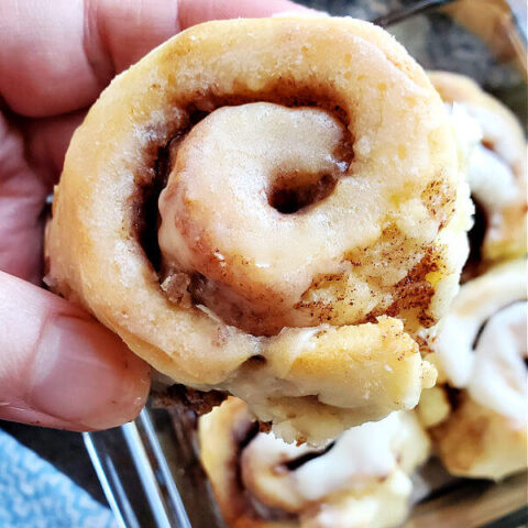 Gluten Free Cinnamon Rolls for Two - Yeast and Egg Free