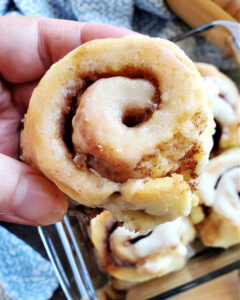 Gluten Free Cinnamon Rolls for Two – Yeast and Egg Free