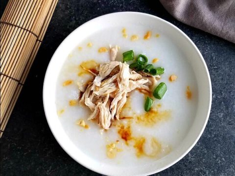 Delta Blues Rice Congee Chicken and Green Onion